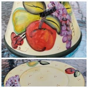 2 piece Yankee candle shade & dish